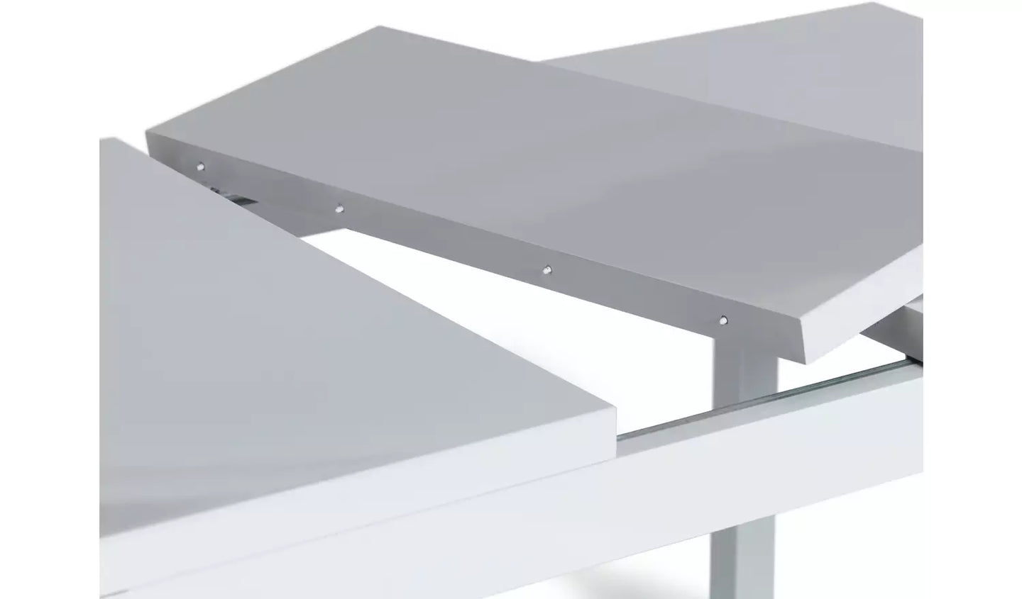 Lyssa Extending 4-6 Seater Dining Table - White